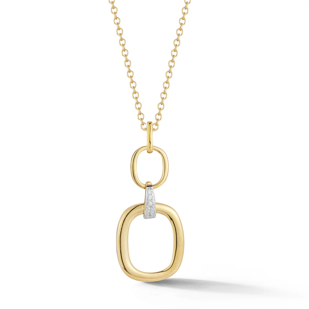 14K-Y GALLERY PENDANT 0.05 CARAT