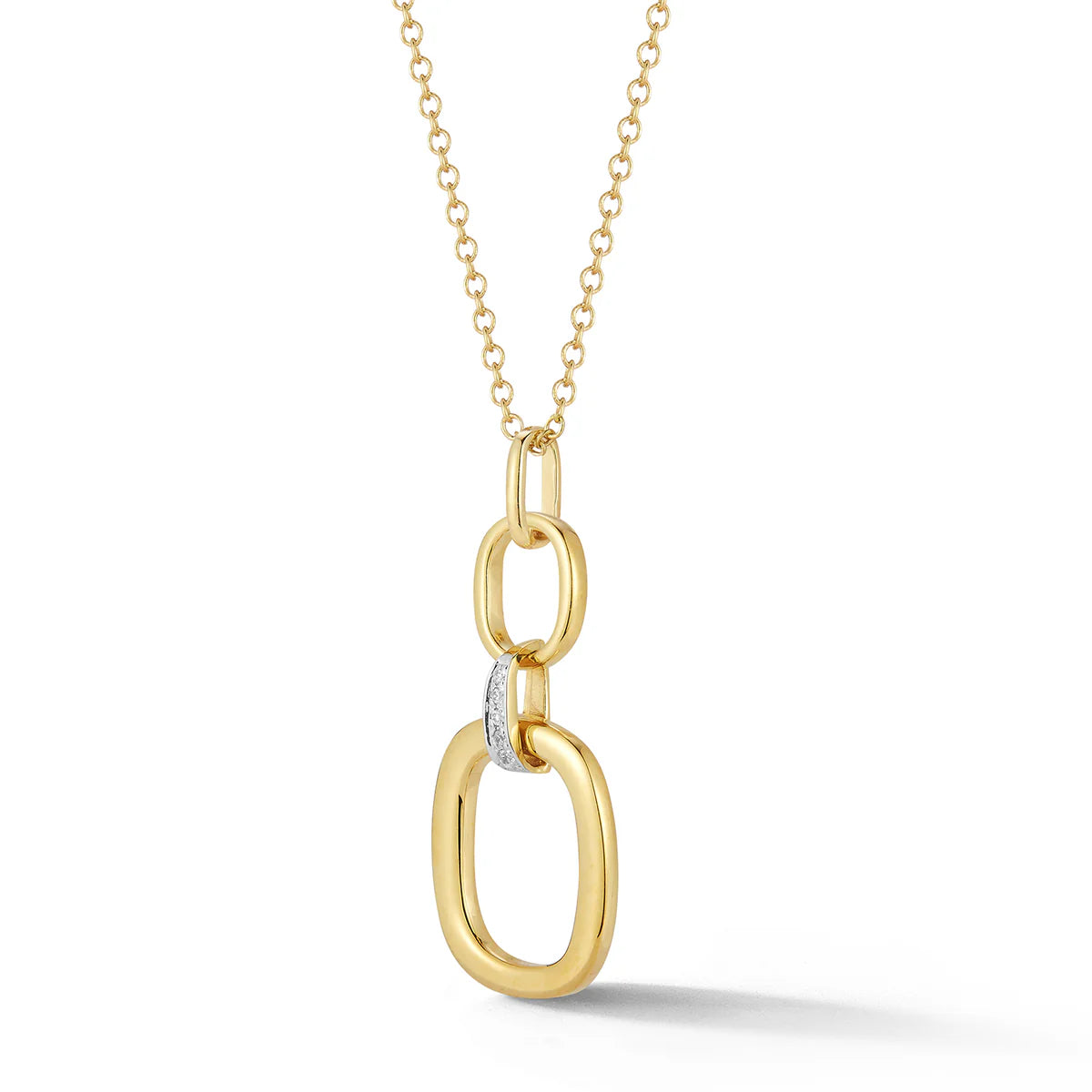 14K-Y GALLERY PENDANT 0.05 CARAT
