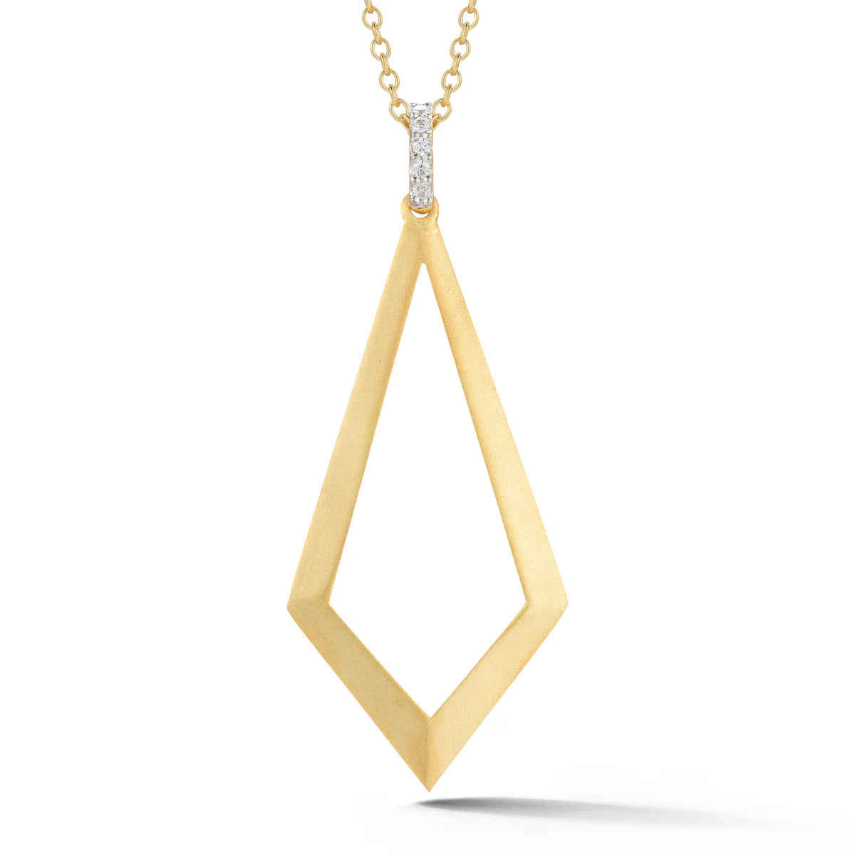 14K-Y GALLERY PENDANT 0.05 CARAT