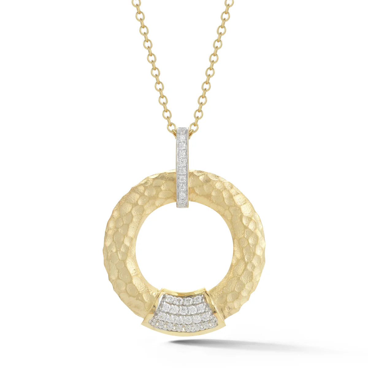 14K-Y ROUND PENDANT 0.30 CARAT