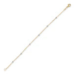 14K Gold 0.09 ct. tw. Diamond-by-the-Yard Bracelet