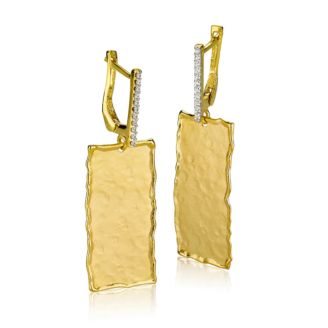 14K-Y GALLERY EARR. 0.15CT