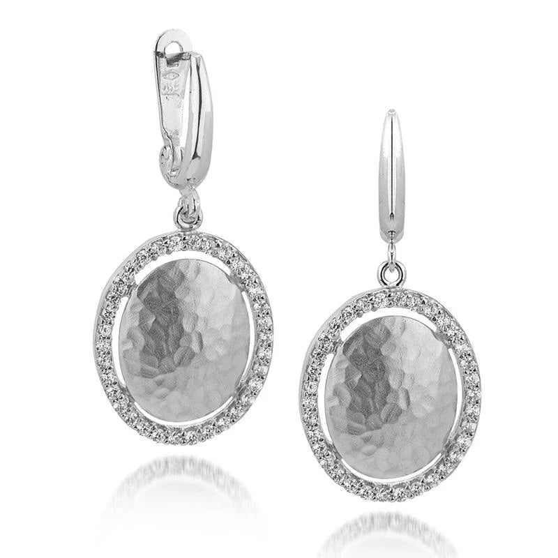 14K-YGALLERY EARR. 1.00CT