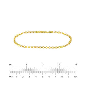 3.75mm Hollow Rolo Chain with Lobster Lock Heramythras Anklet Midas