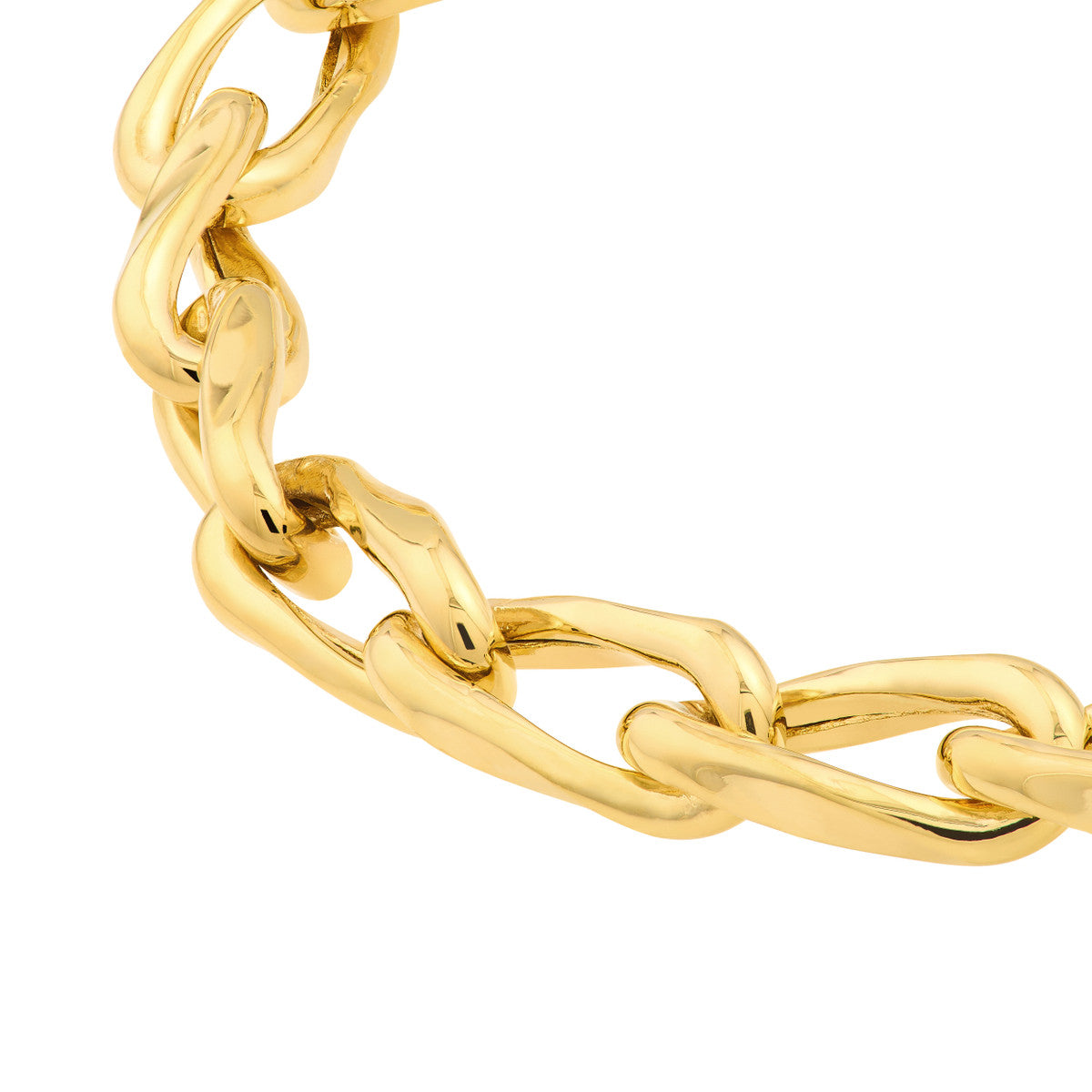 Cable Twist Open Link Bracelet
