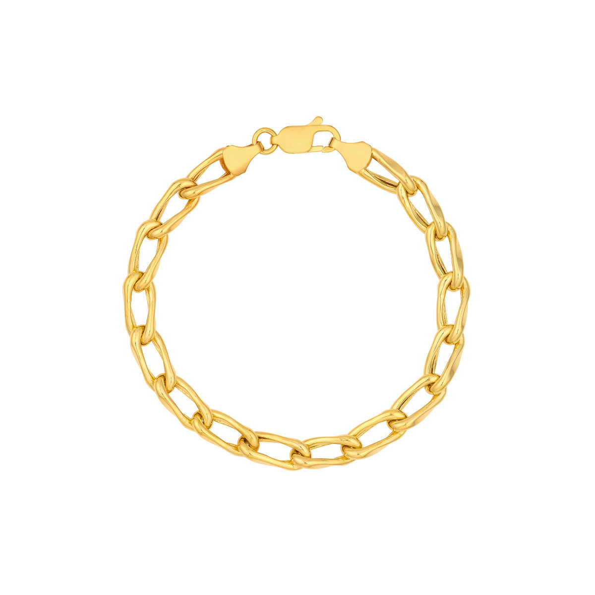 Cable Twist Open Link Bracelet