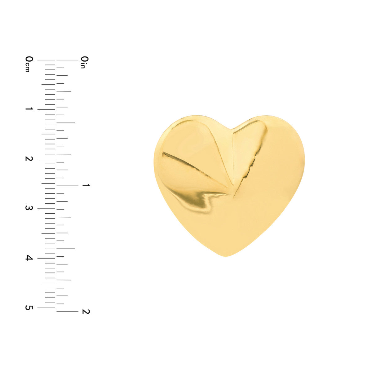 Extra Large Puffy Heart Earrings