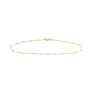 Faceted Bead Saturn Chain Heramythras Anklet