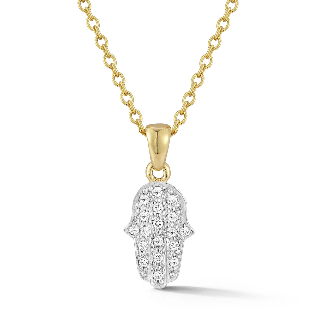 14K-Y Hand Of God Neck 0.20CT