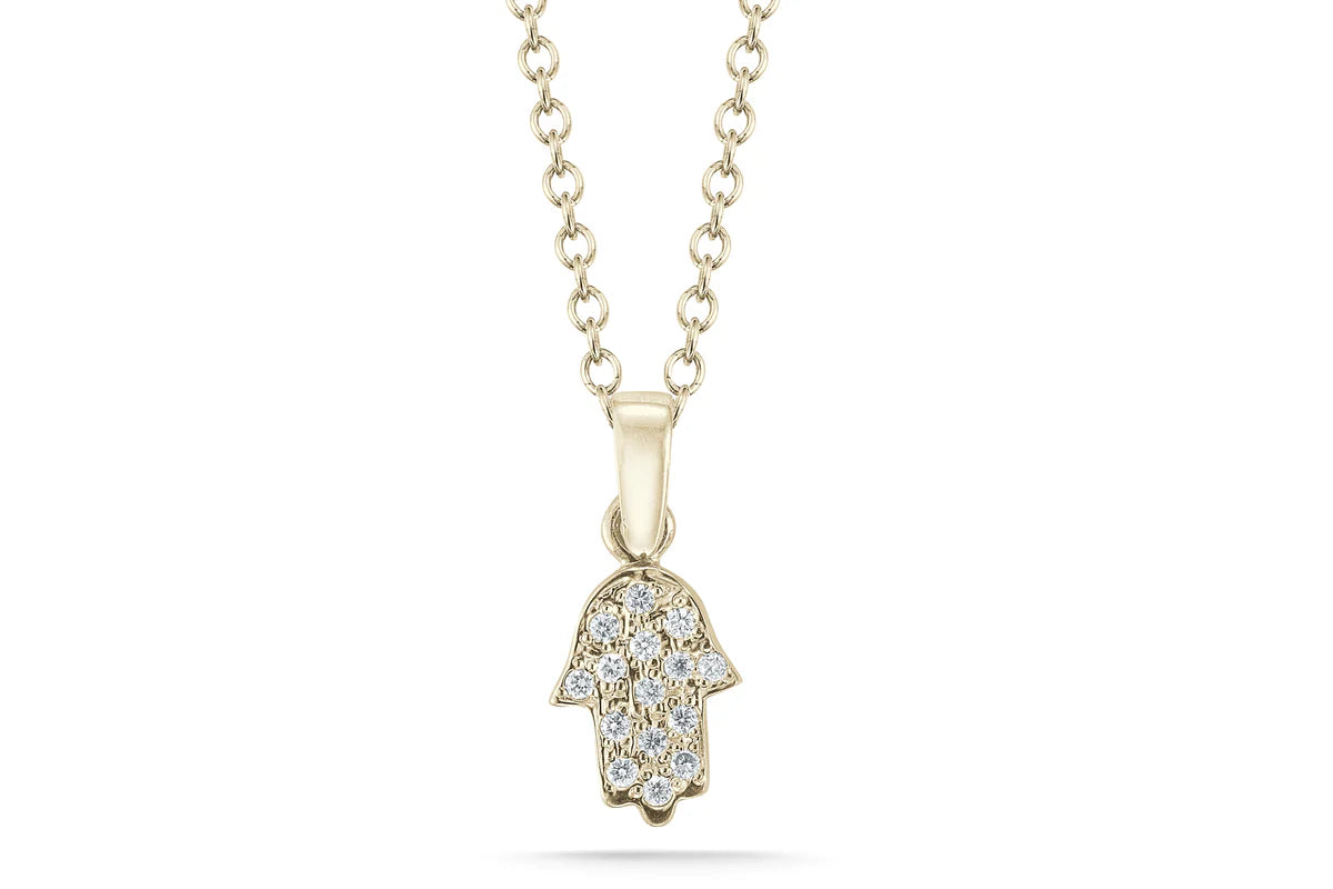 14K-Y Hand Of God PEND. 0.12CT
