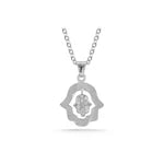 14K-Y HAND OF GOD PEND., 0.08CT