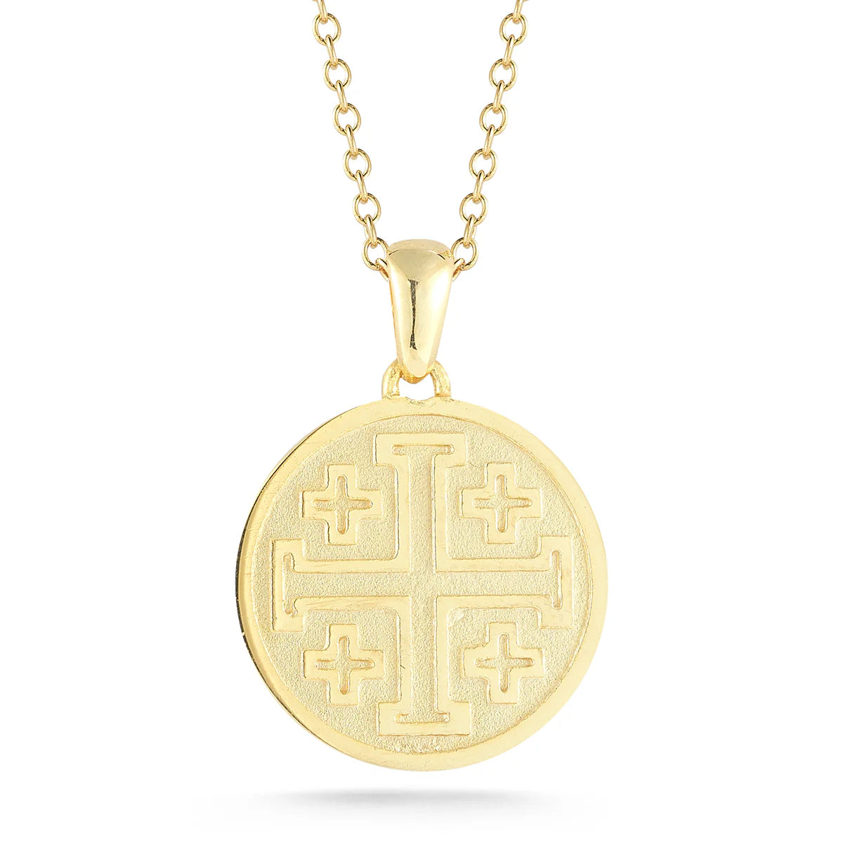 14K-Y JERUSALEM CROSS PEND.
