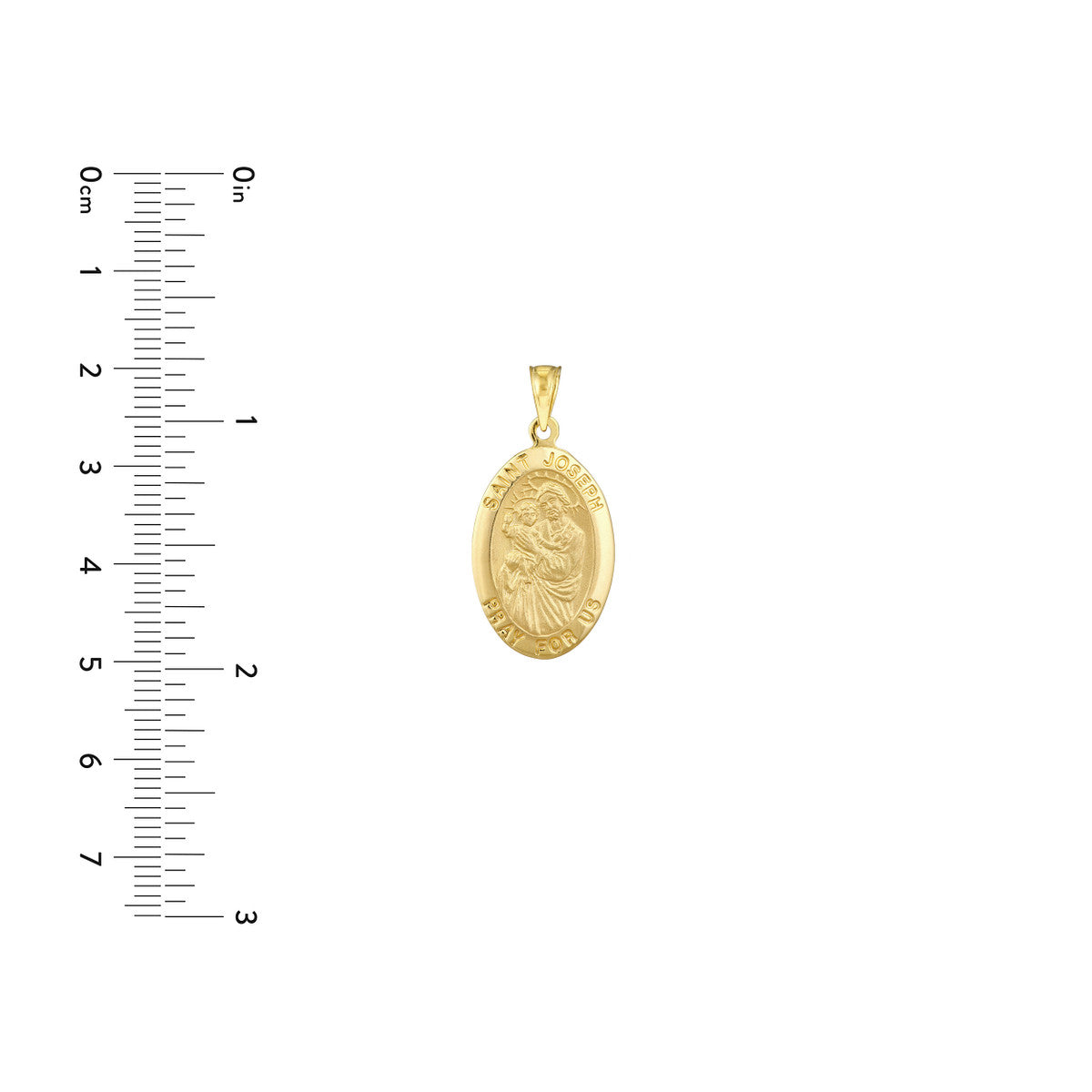 Large Oval St. Joseph Medal