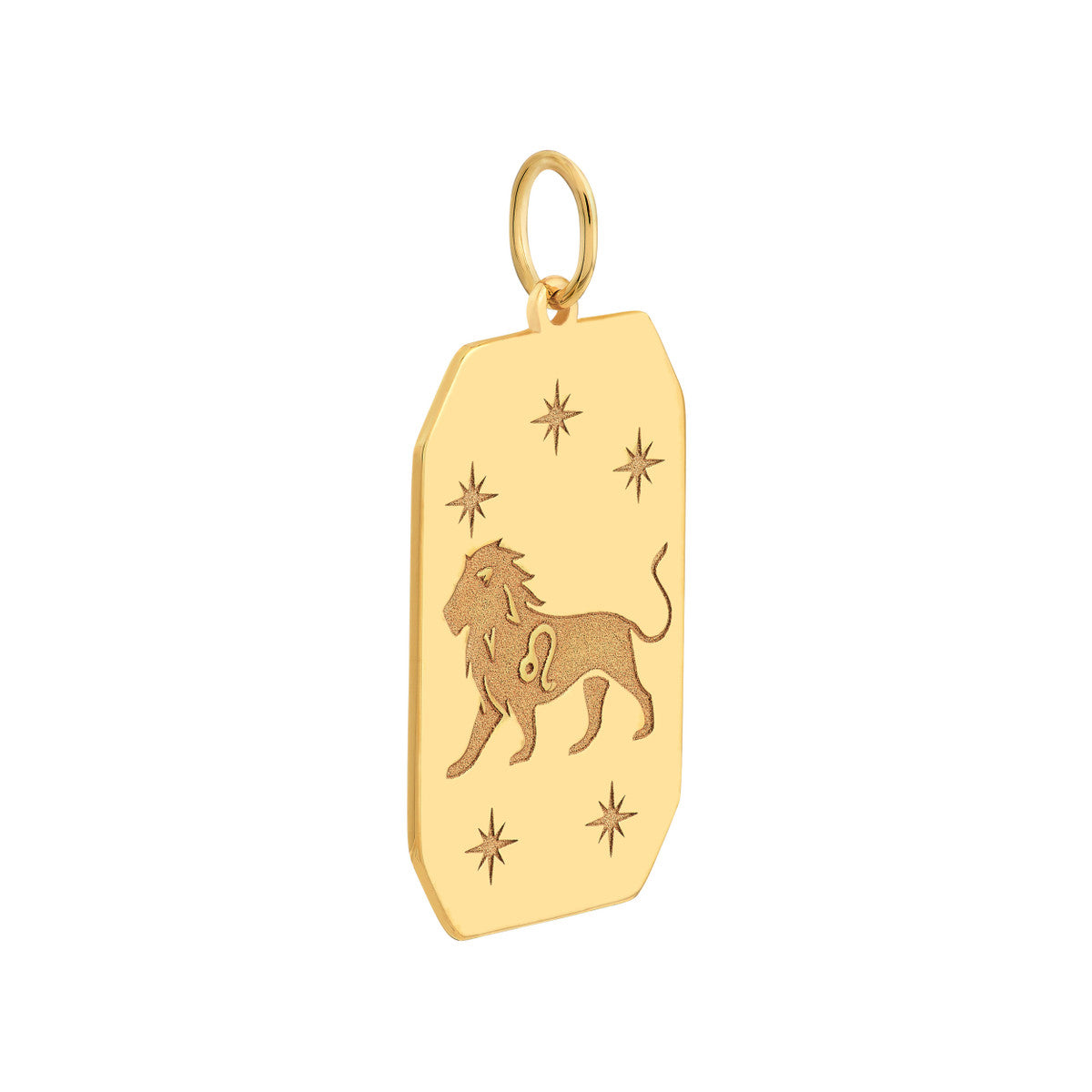 Leo Engraved Pendant