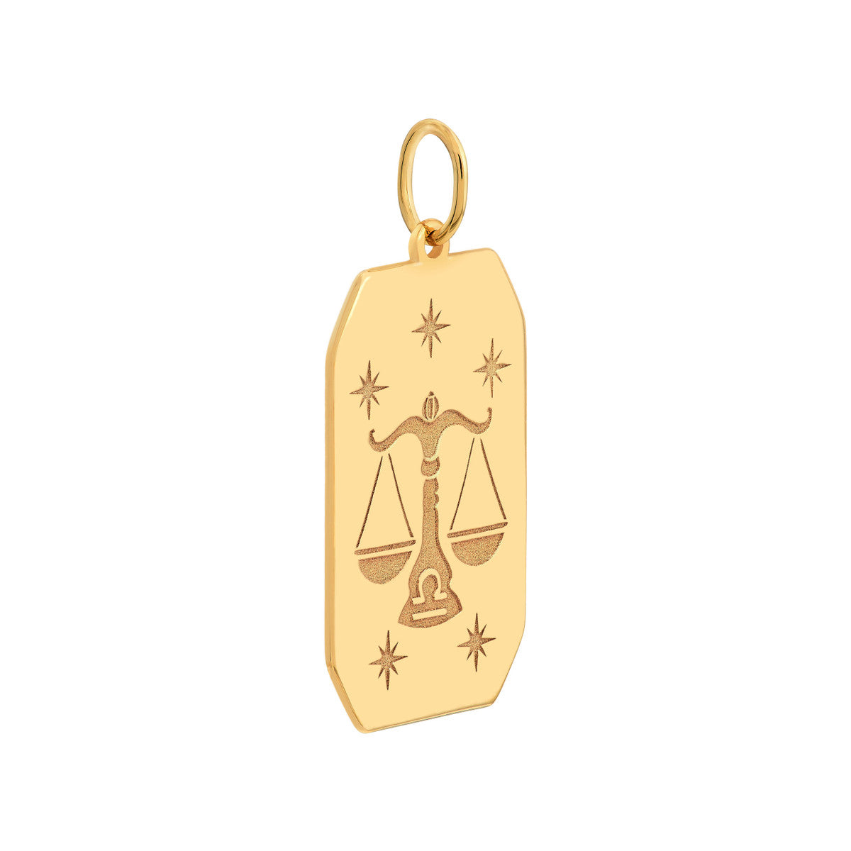 Libra Engraved Pendant