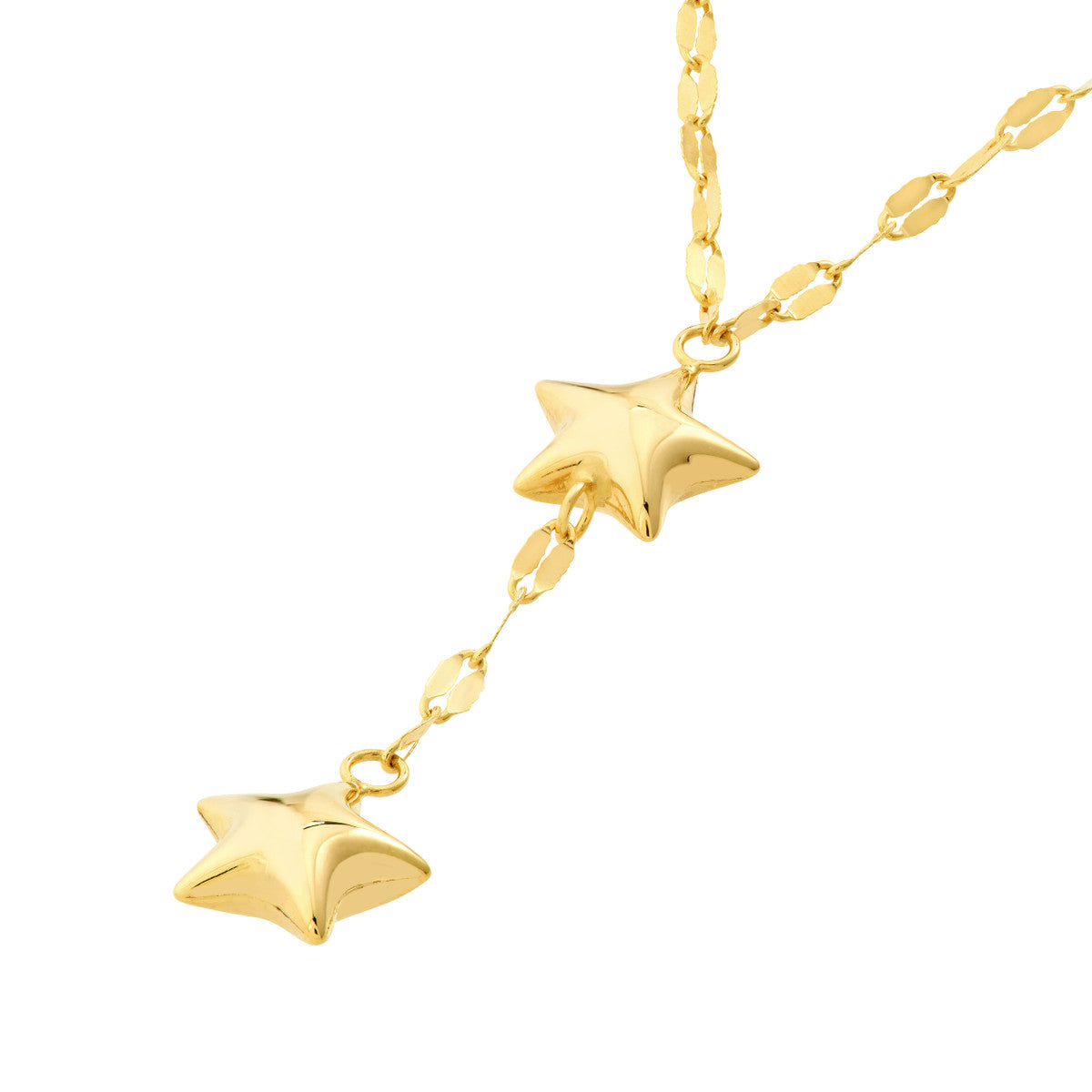 Adjustable Puffed Star Drop Baby Necklace