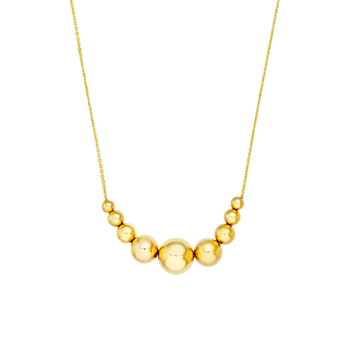 Gradiant Round Bead Necklace