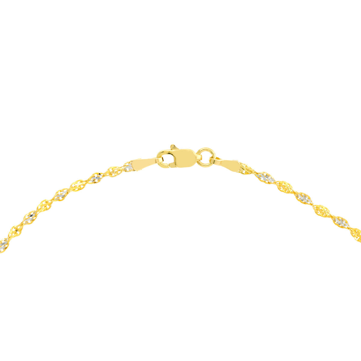 2.10mm @ Tone Dorica Chain with Lobster Lock anklet