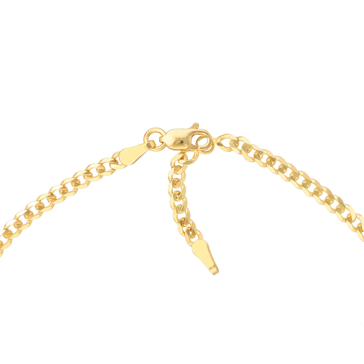 Open Curb Chain Adjustable Anklet