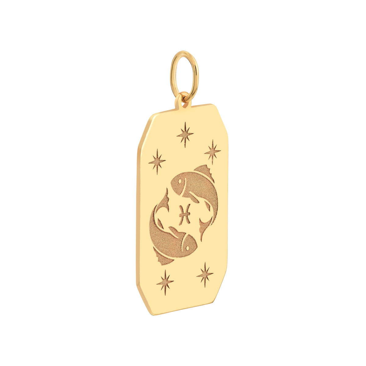 Pisces Engraved Pendant