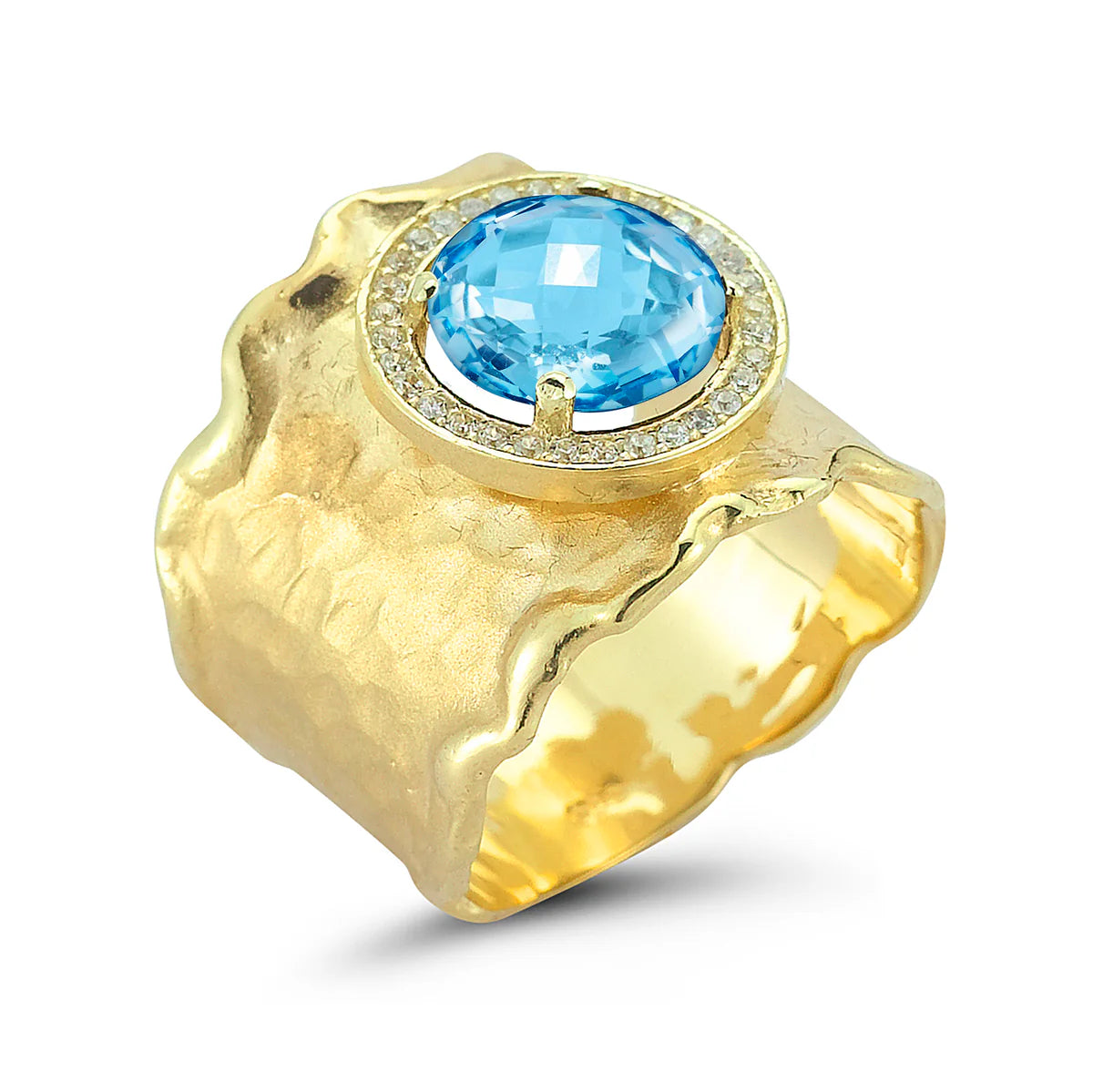 Blue Topaz Cuff