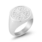 14K-Y JERUSALEM CROSS RING