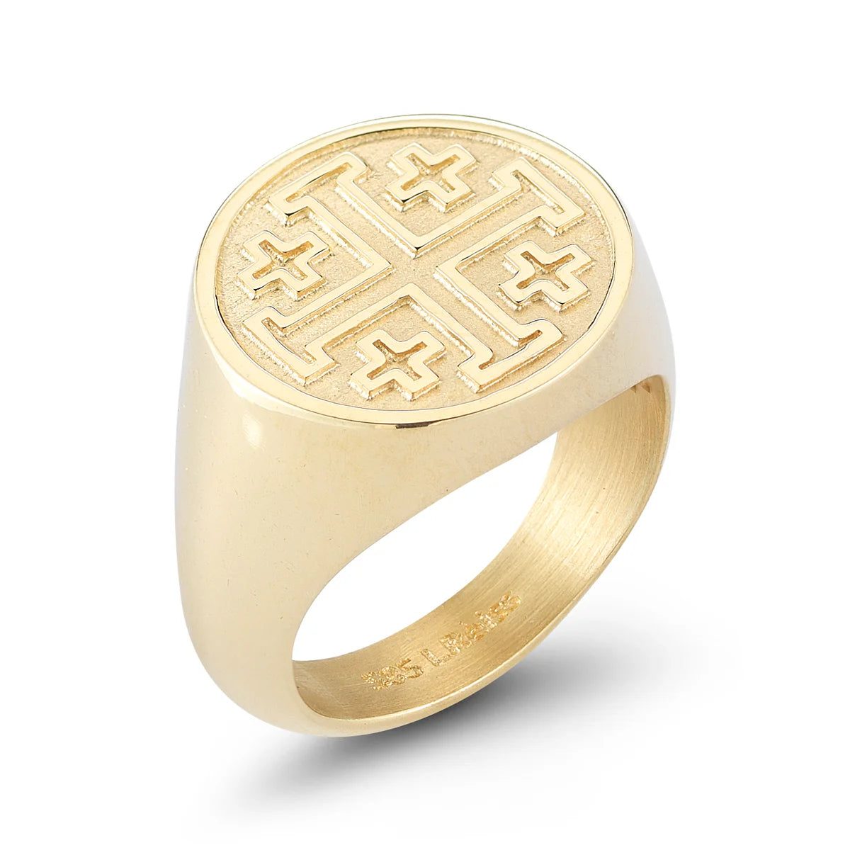 14K-Y JERUSALEM CROSS RING