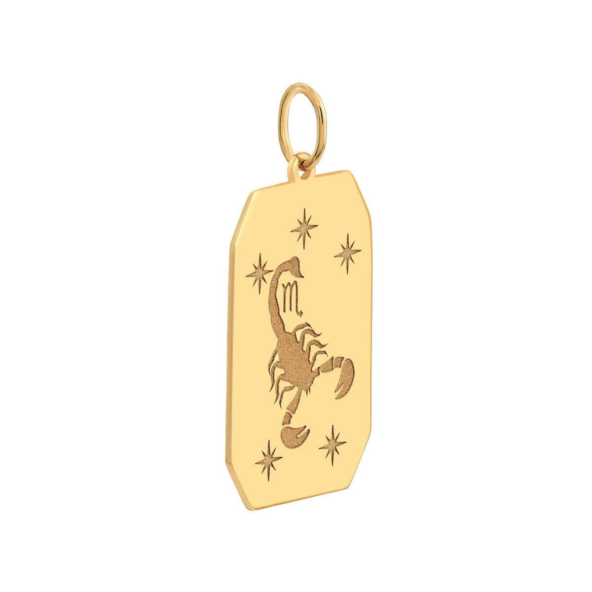Scorpio Engraved Pendant