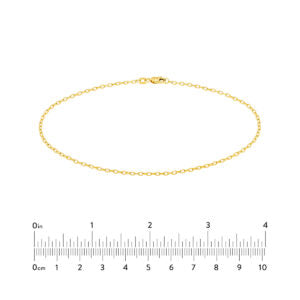 1.85mm Designer Rolo Chain with Lobster Lock Heramythras Anklet Midas