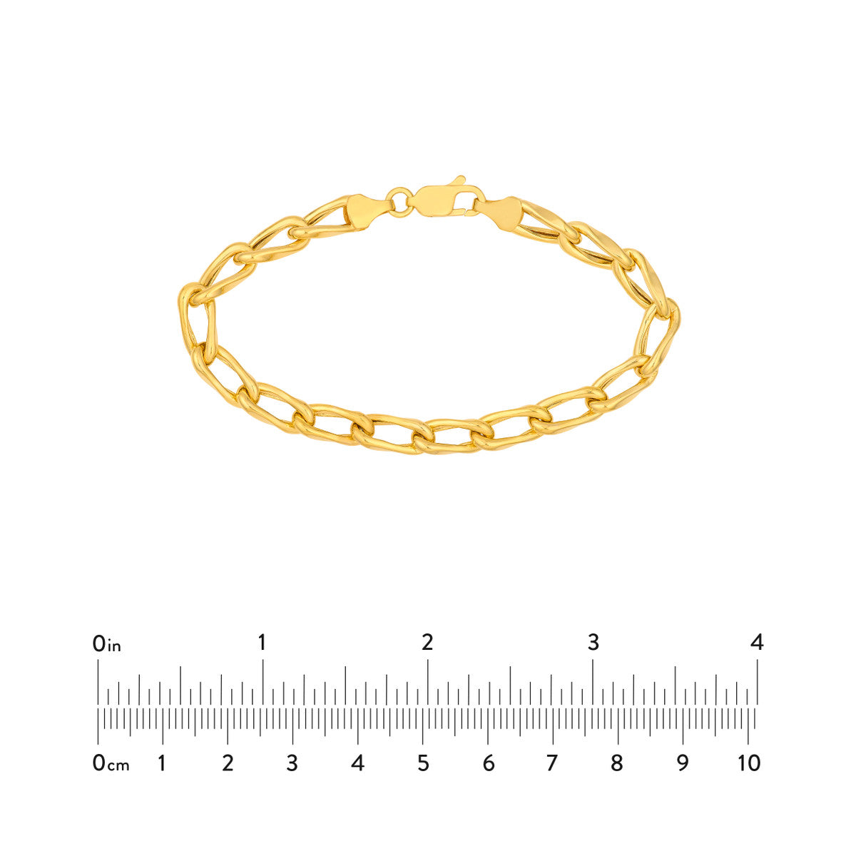 Cable Twist Open Link Bracelet