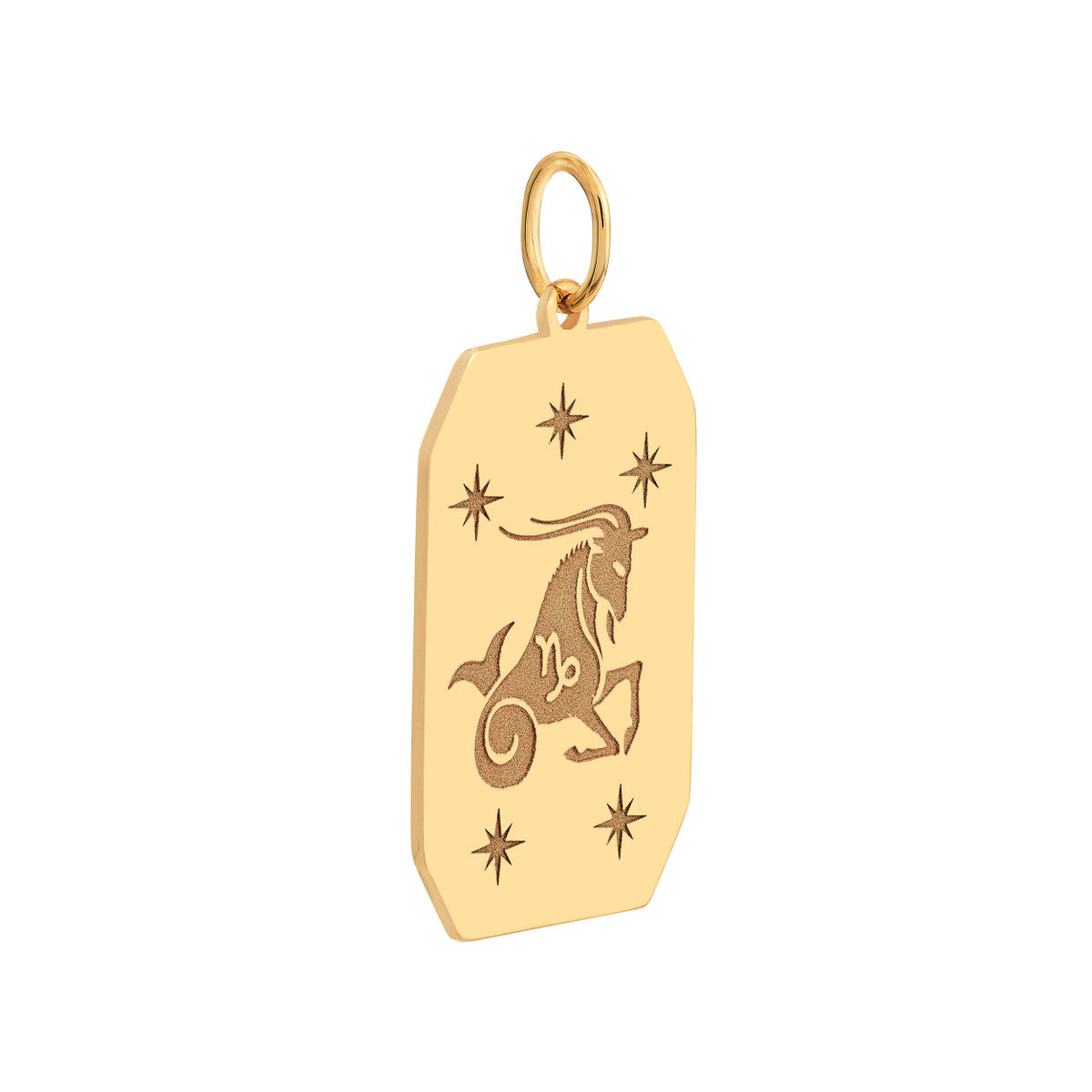 Capricorn Engraved Pendant