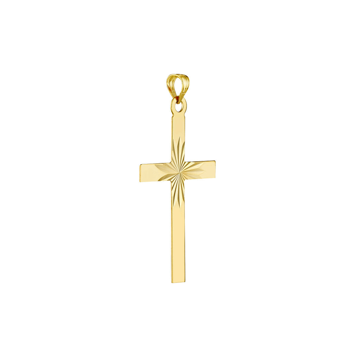 Diamond Cut Center Cross