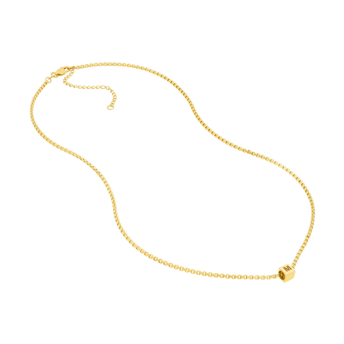 Engravable Square Necklace