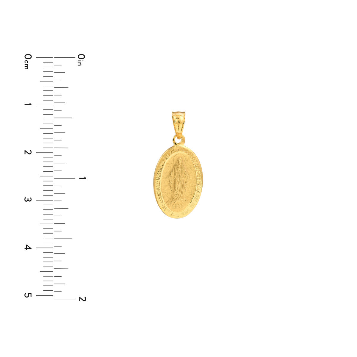 Oval Blessed Mary Medal