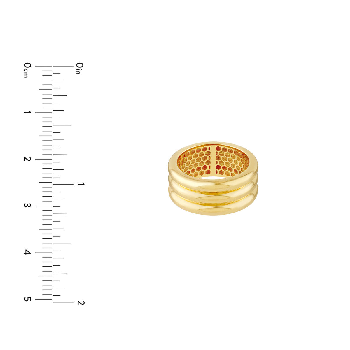 Triple Ridge Band Ring